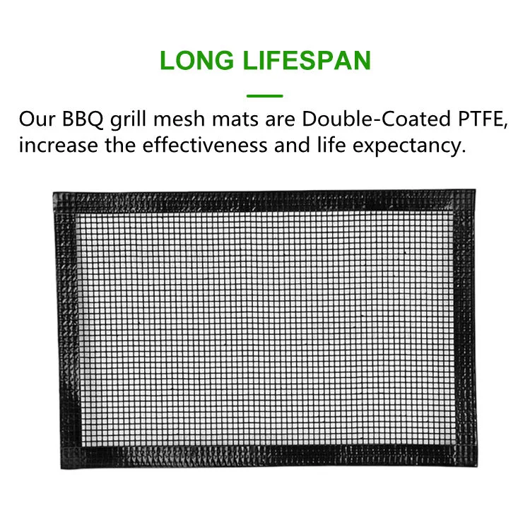 Pfoa Free Maintains Even Grilling Smoky Flavors PTFE BBQ Mesh