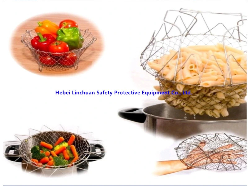 Customized Stainless Steel Metal Wire Mesh Storage Fruit Drying Basket